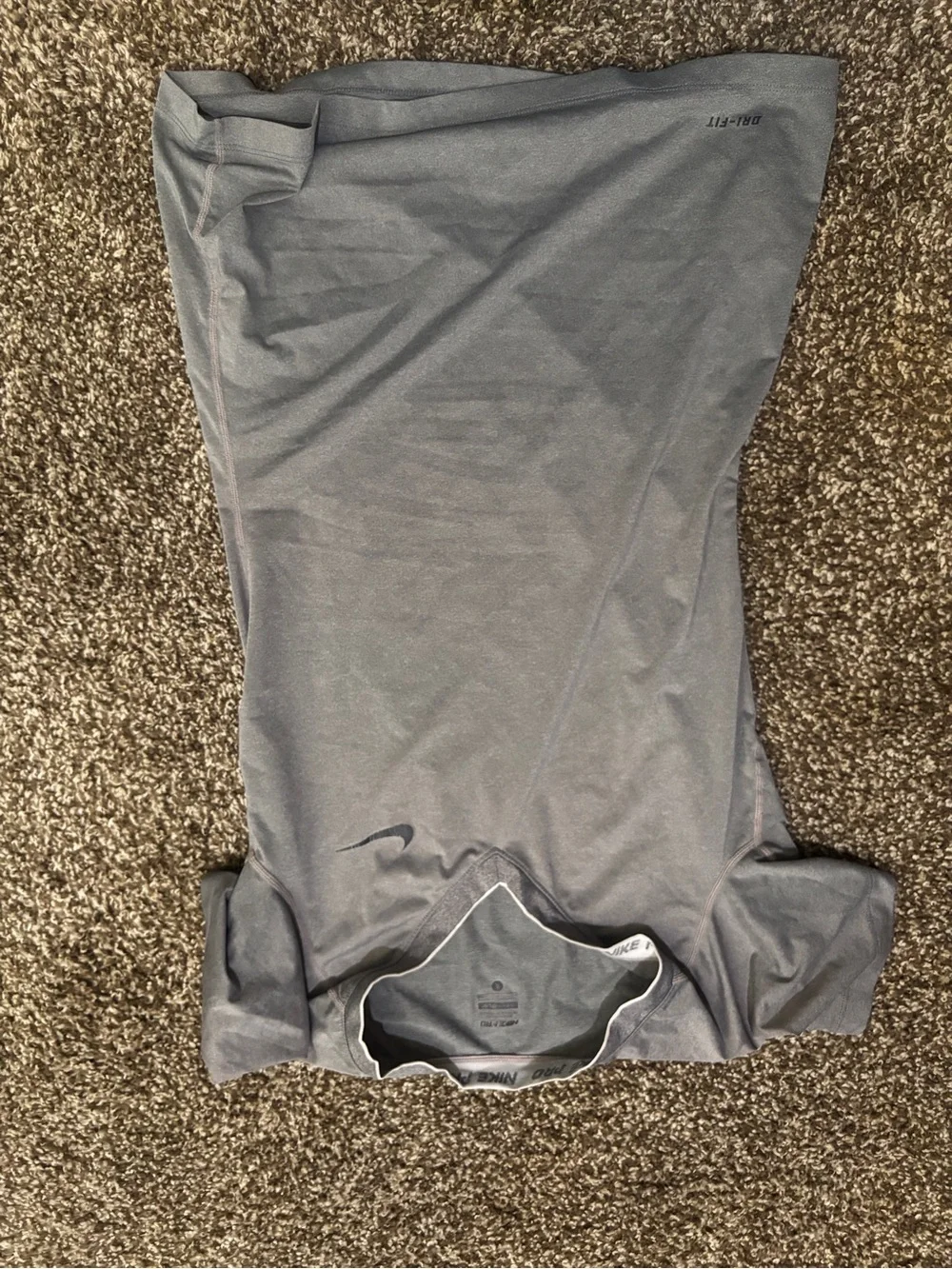 Nike Gray Short-Sleeve Performance Tee - Picture 1 of 1